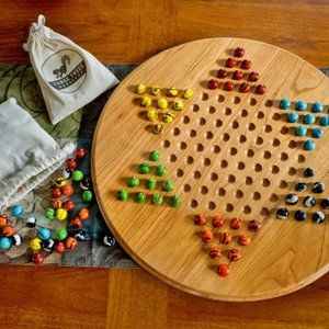 Chinese checkers marble checkers board